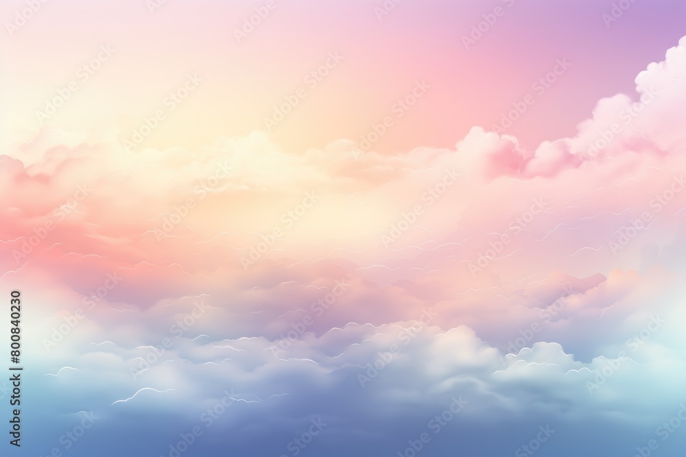 Pink and blue sky filled with clouds