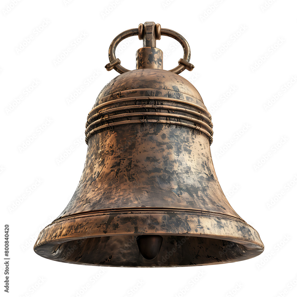 Bell on isolated transparent background Bell on isolated transparent background