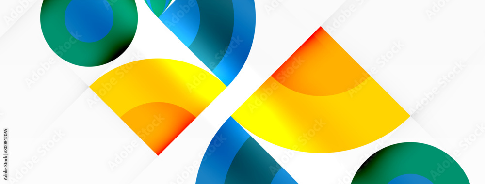 A vibrant logo featuring colorful circles and triangles on a white background, showcasing tints and shades of electric blue. The design embodies symmetry, art, and a captivating pattern A vibrant logo featuring colorful circles and triangles on a white background, showcasing tints and shades of electric blue. The design embodies symmetry, art, and a captivating pattern