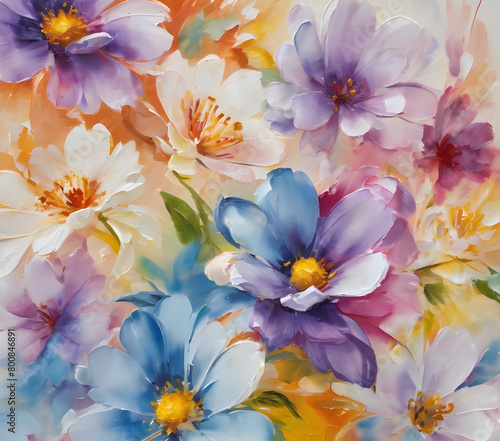background with flowers