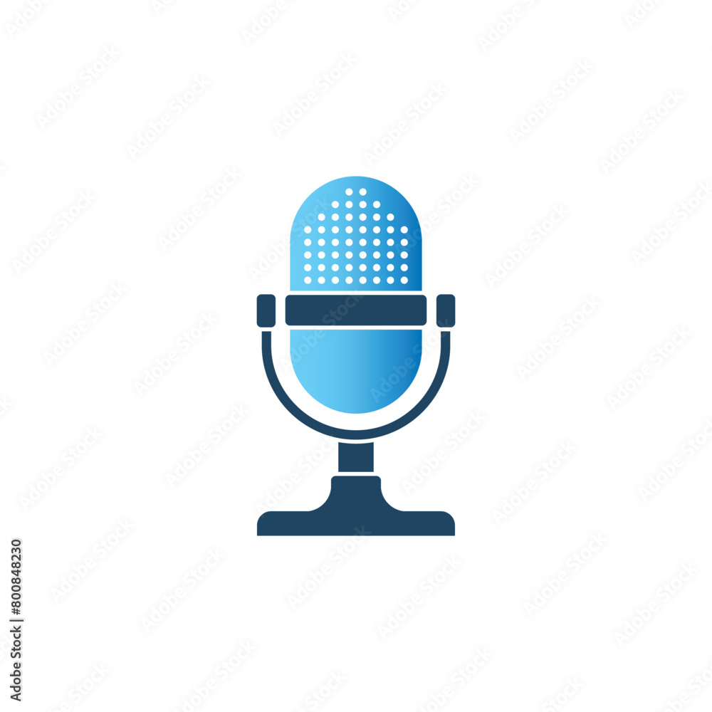 Podcast. Podcasting microphone icon. Podcast. Podcasting microphone icon.