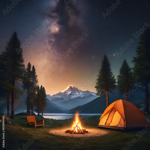 camping in the mountains © Zetis