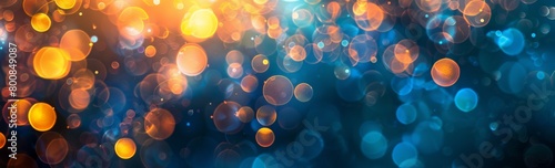 Abstract blurred background with defocused lights