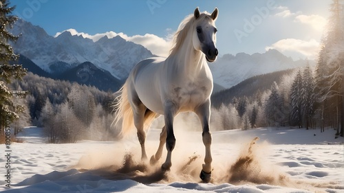 Arabian Horse, 8k, Germany's Bavaria