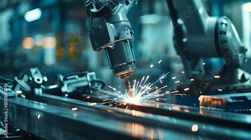 Precision Robotics A Symphony of Automotive Production in a Factory Generative ai