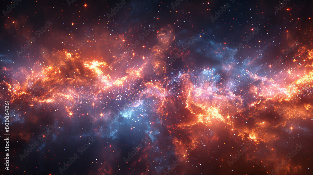 Galaxy, Explosion, texture, deep space