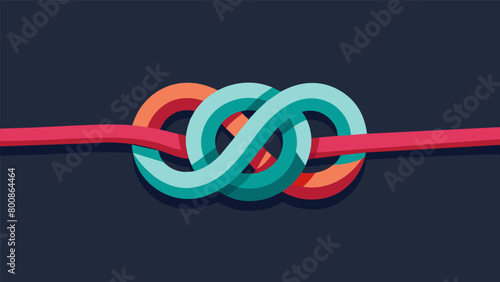 A tight knot being unraveled to release tension and stress..