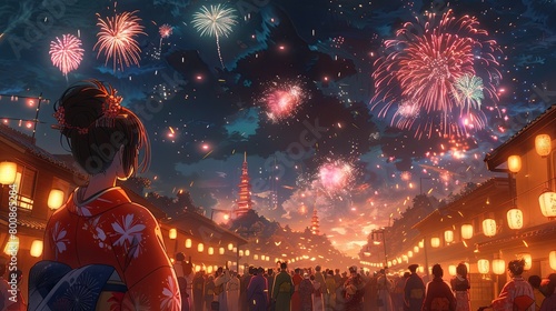 Anime Festival Fireworks