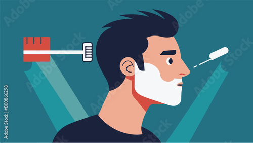 The sharp precise movements of the sterling silver razor were met with the satisfying sound of hair being effortlessly removed from his face..