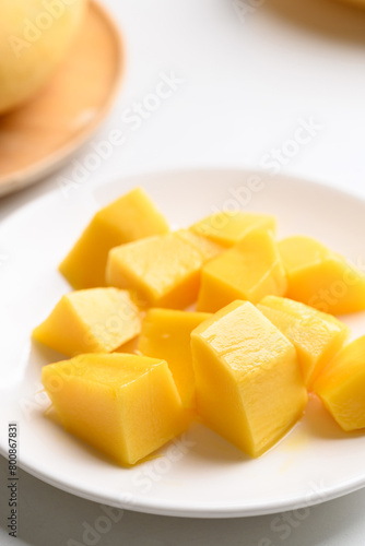 Thai mango fruit (Nam Dok Mai), Tropical fruit in summer season