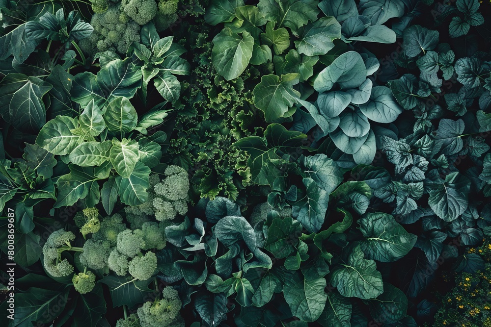 green texture of vegetable garden green texture of vegetable garden