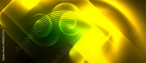 A mesmerizing pattern resembling a glowing yellow and green swirl, reminiscent of a terrestrial plant petal, set against a dark background inspired by the symmetry found in fractal art