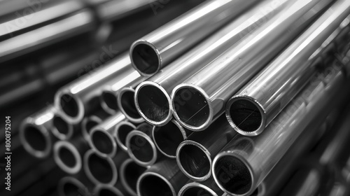 Steel pipes for industrial materials Engineering products, construction, factory equipment, steel pipes, metal
