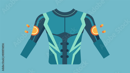A compression shirt with electrodes that stimulate the muscles in the arms and shoulders improving fine motor skills..
