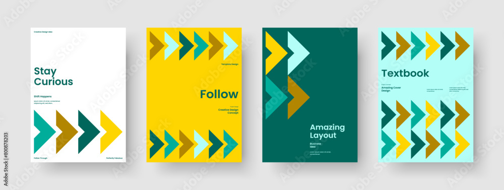 Obraz premium Creative Report Layout. Isolated Banner Design. Modern Brochure Template. Business Presentation. Flyer. Poster. Background. Book Cover. Magazine. Notebook. Pamphlet. Catalog. Brand Identity