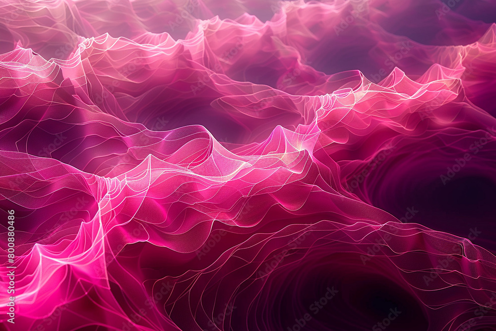 Ruby fractal grid waves pulse with a vibrant sense of passion. Ruby fractal grid waves pulse with a vibrant sense of passion.