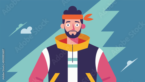 Through a combination of streetwear and vintage pieces a man showcases his love for fashion and his distinct sense of style using his appearance as a.