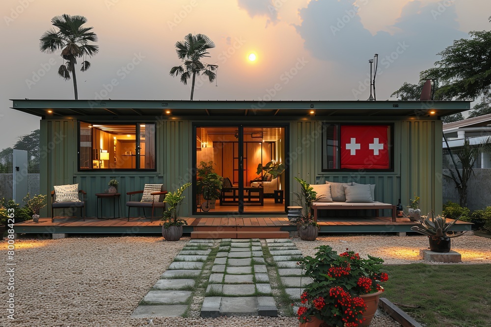 Image showcasing Flexible Modular Disaster Relief Architecture: Temp Housing & Essential ...