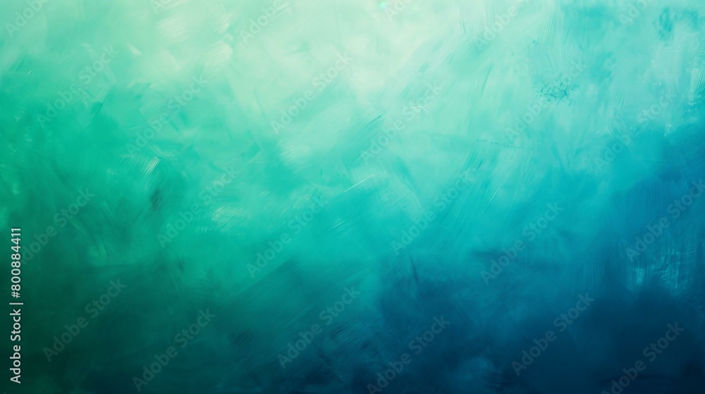 Fototapeta premium Green and blue gradient background, texture