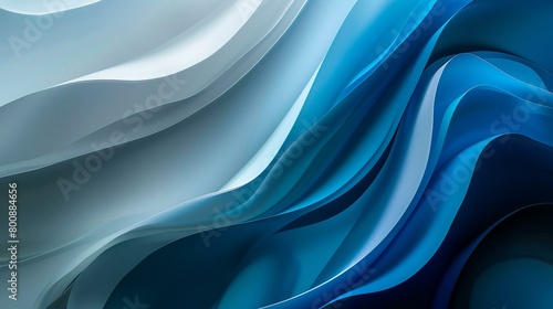 Blue silk background, texture