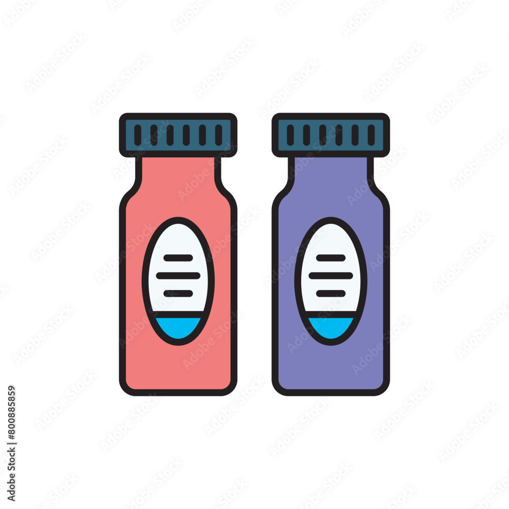 Ampoule icon design with white background stock illustration Ampoule icon design with white background stock illustration