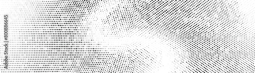 Wavy gradient halftone dots pattern texture background 