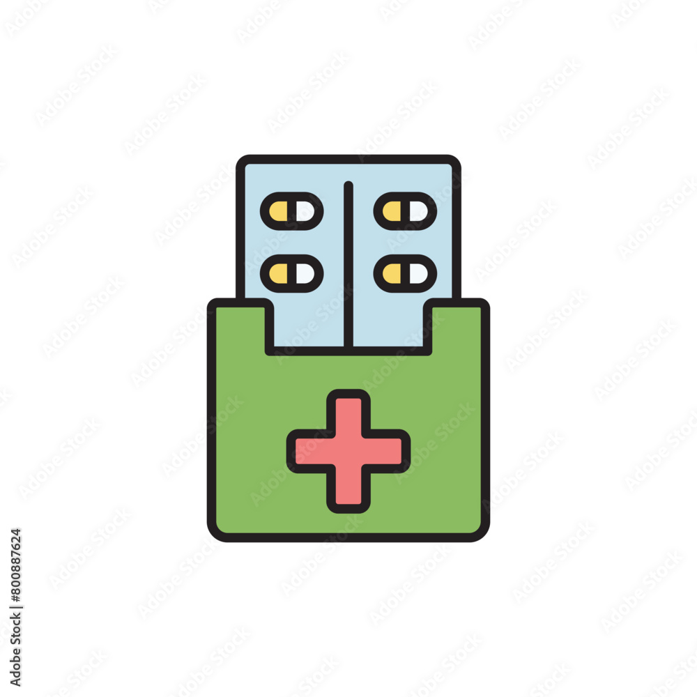 Fototapeta premium Tablet icon design with white background stock illustration