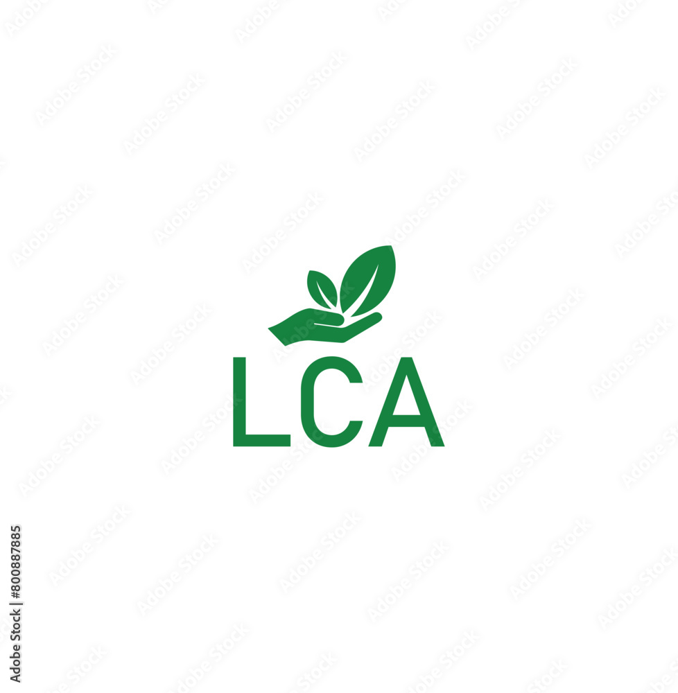 life cycle assessment sign on white background life cycle assessment sign on white background