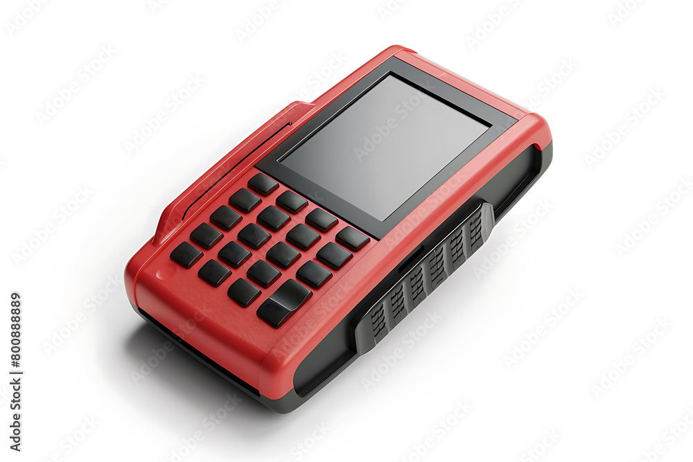 bank payment terminal isolated on white background bank payment terminal isolated on white background