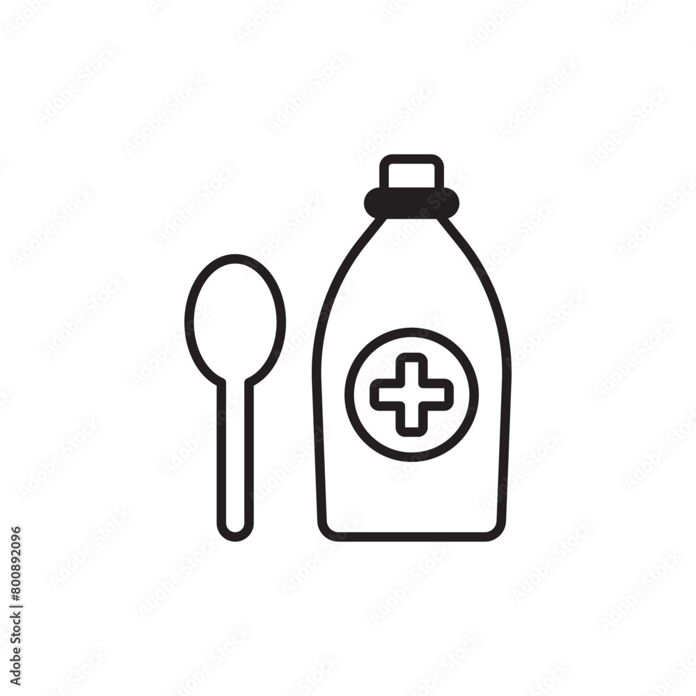 Syrup icon design with white background stock illustration Syrup icon design with white background stock illustration