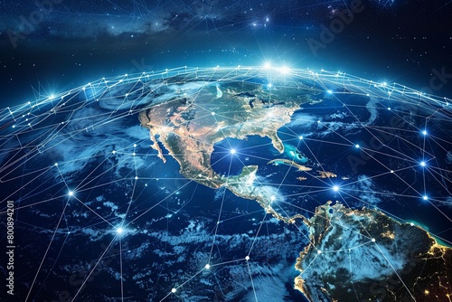 Blue Earth Data Network: Technology and Telecom in Digital US and Cyber Technology, North America Connectivity