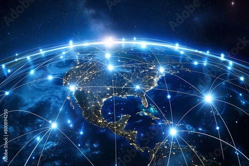 Blue Earth Network: Cyber Technology and Data Transfer in Digital US Across North America