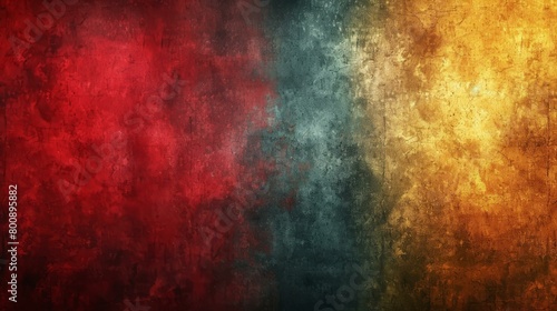 red blue yellow grunge texture background photo