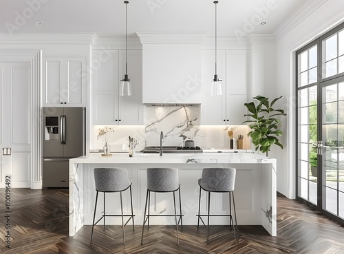 modern dining room