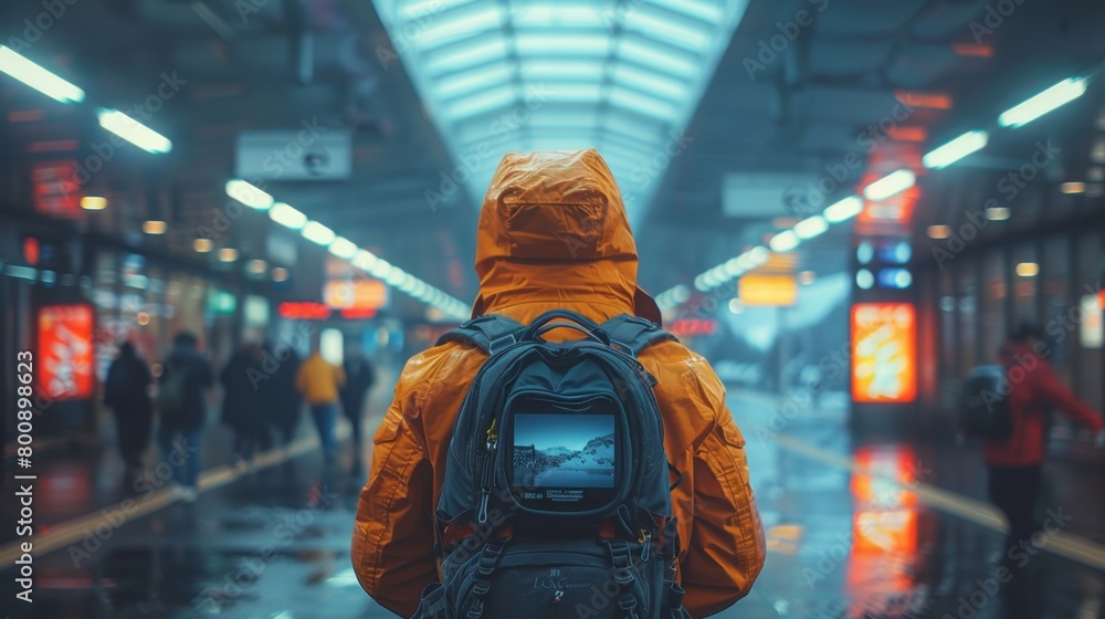Capture the sense of relief and satisfaction as the photographers backpack emerges unscathed from the X-ray inspection, ready to embark Capture the sense of relief and satisfaction as the photographers backpack emerges unscathed from the X-ray inspection, ready to embark