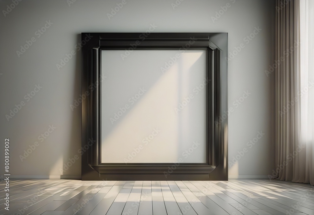 frame 3D render modern style Empty frame 3D render modern style Empty