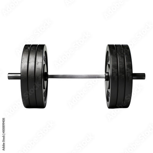 Weight lifting isolated on transparent background