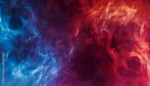 Red and blue flame background