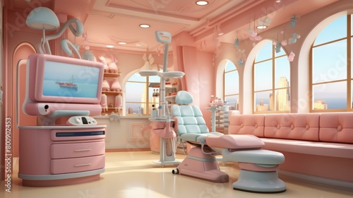 Pediatric dentist office interior design