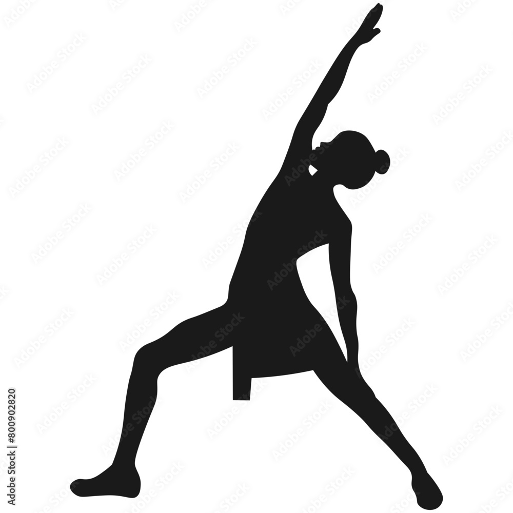 Collection of International Yoga Day Silhouettes For Templet Design Elements Collection of International Yoga Day Silhouettes For Templet Design Elements