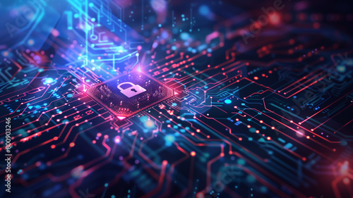 Data Protection: Secure Computer Chip Circuit