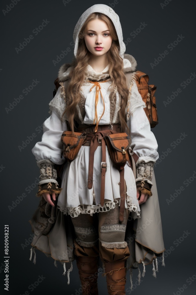 Portrait of a beautiful fantasy female character Portrait of a beautiful fantasy female character