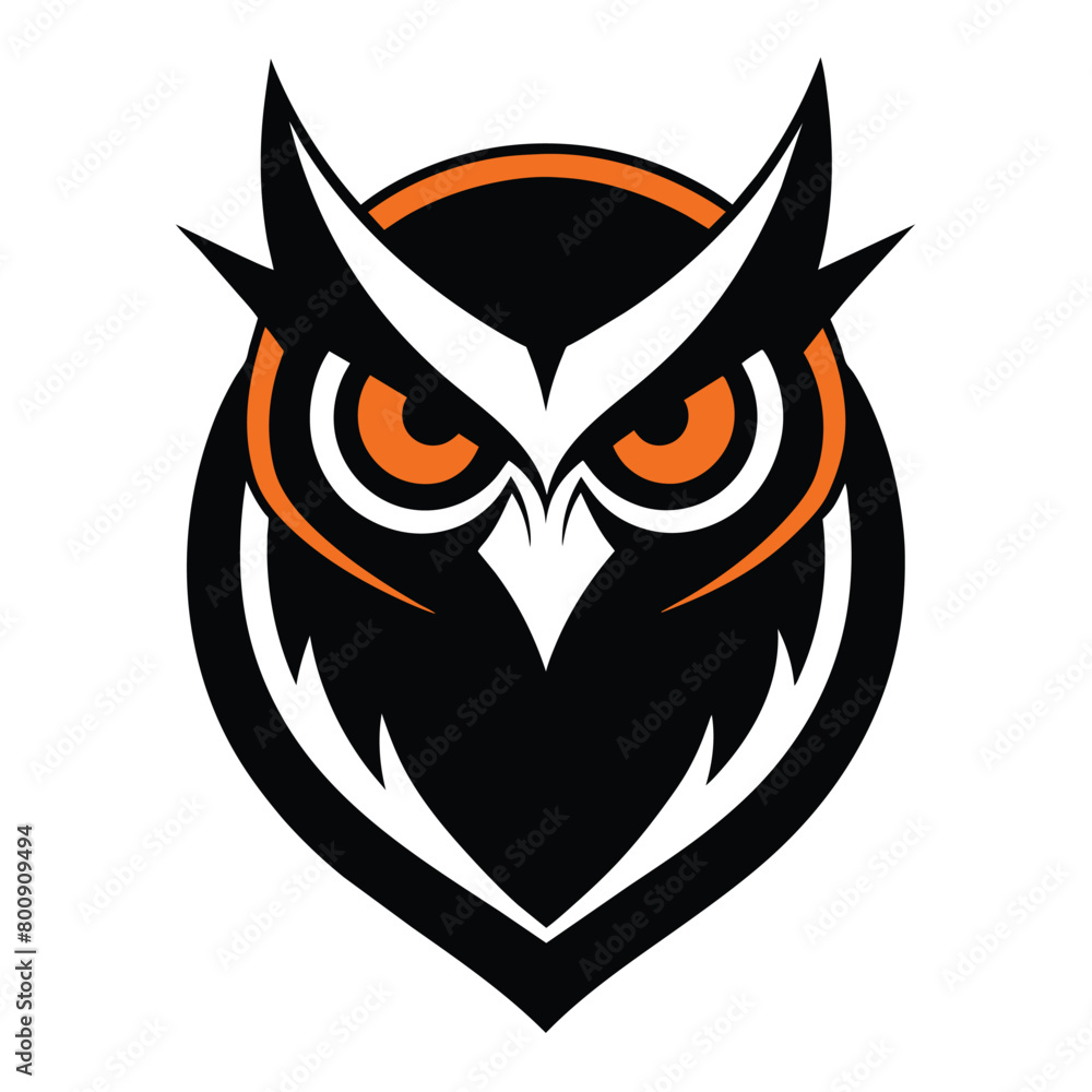 Owl logo design vector illustration design