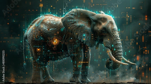 Elephants, Internet of Things photo