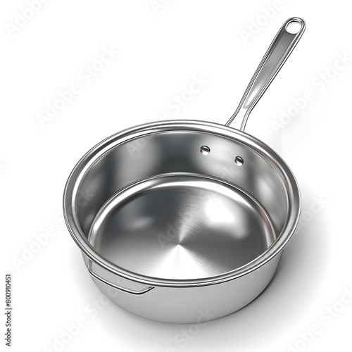 frying pan isolated on white background photo