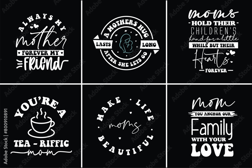 Mother Bundle T shirt Design | Mum | Mom Mother Bundle T shirt Design | Mum | Mom