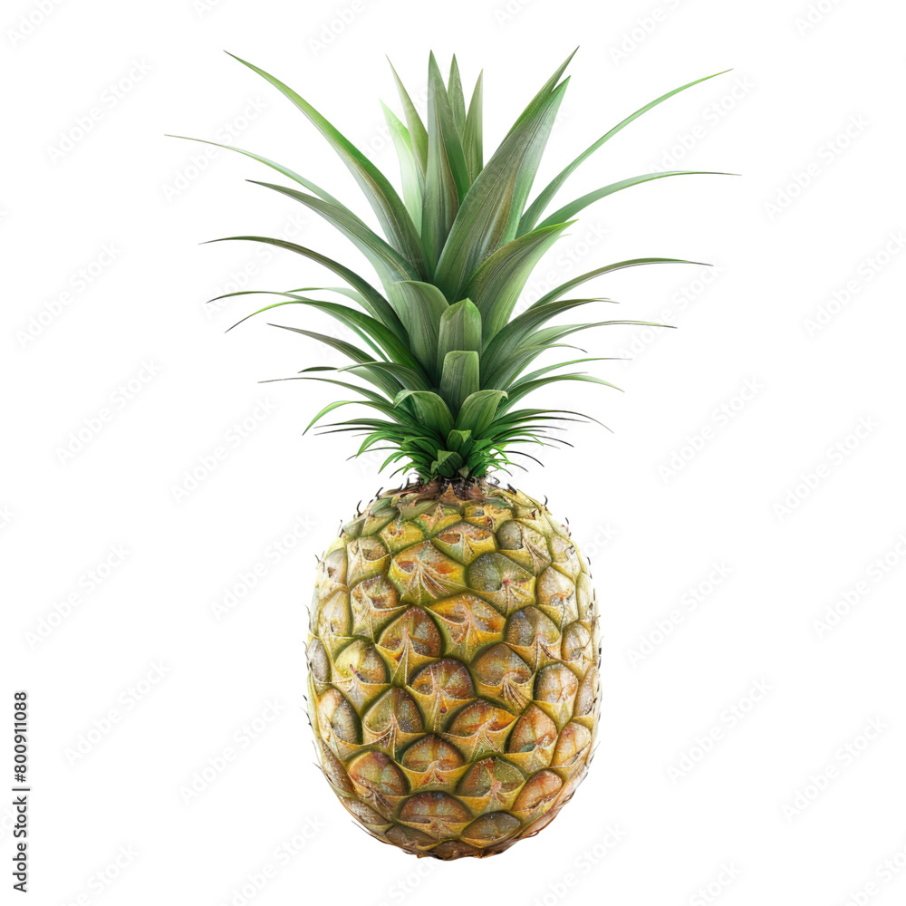 Pineapple isolated on transparent background Pineapple isolated on transparent background