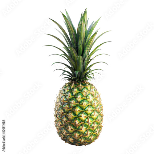 Pineapple isolated on transparent background