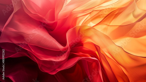 serene blend of rose red and deep amber, ideal for an elegant abstract background