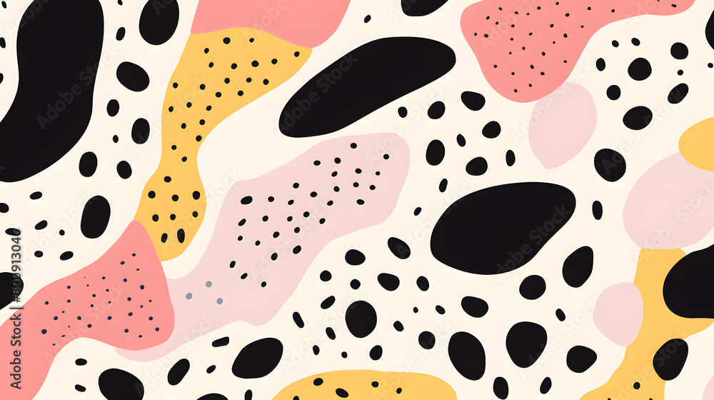 Digital retro hand drawn terrazzo pattern texture graphic poster background Digital retro hand drawn terrazzo pattern texture graphic poster background